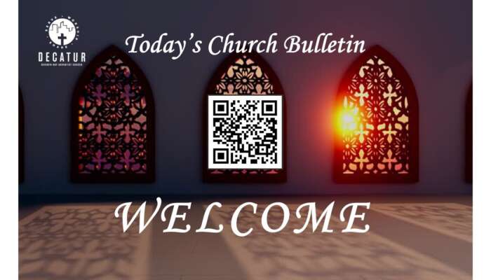 Church bulletin