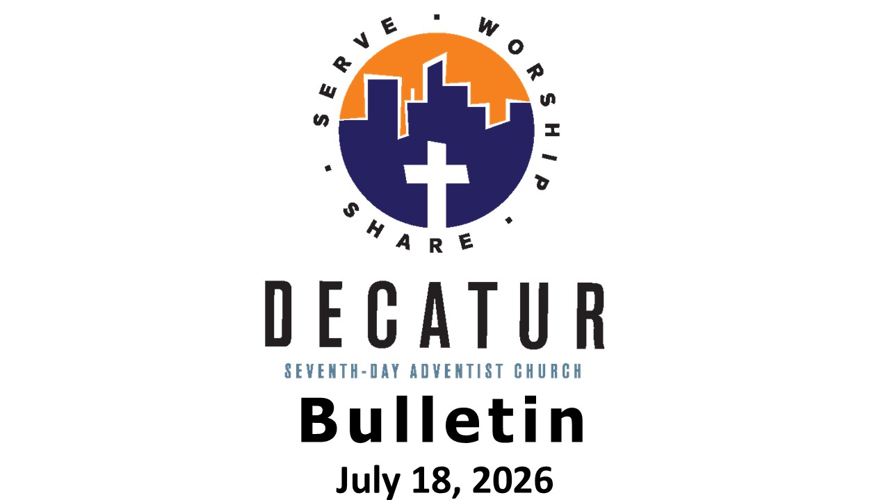 #1 bulletin 7-18