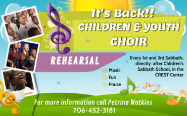 Children and Youth Choir | Every 1st & 3rd Sabbath